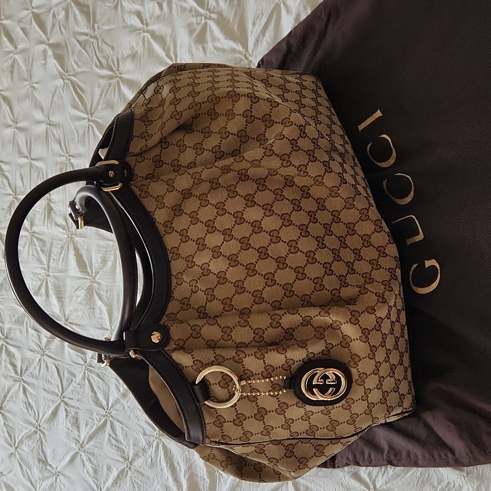 Authentic Gucci Large Sukey Bag - image 1